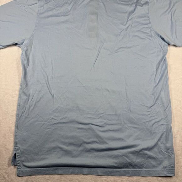 Peter Millar Mens Golf Polo‎ Size Large Short Sleeve Shirt Logo Preppy Comfort - Picture 11 of 13